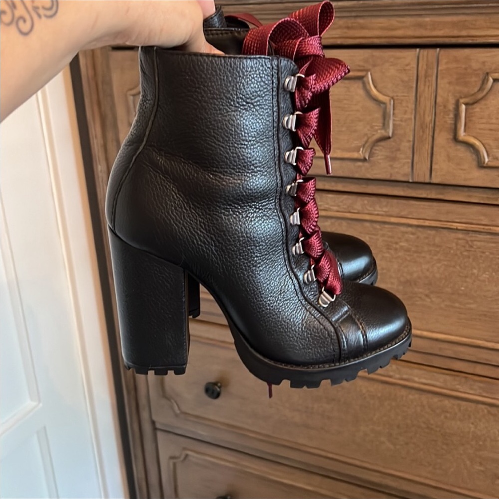 Zara lace boots